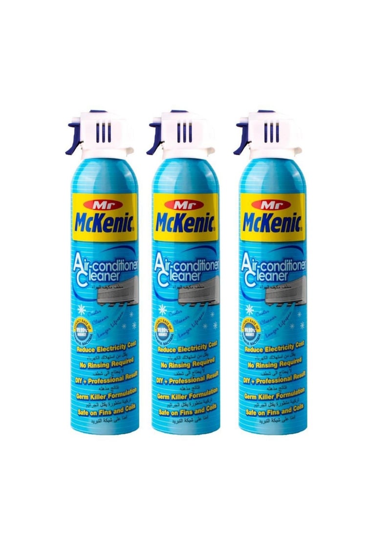 MR.MCKENIC 3 Piece Air Conditioner Cleaner 374 ml - Image 1